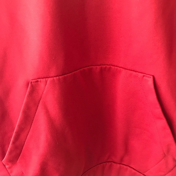 NWOT NIKE JORDAN MEN RED FLEECE HOODIE SIZE S - Picture 5 of 7